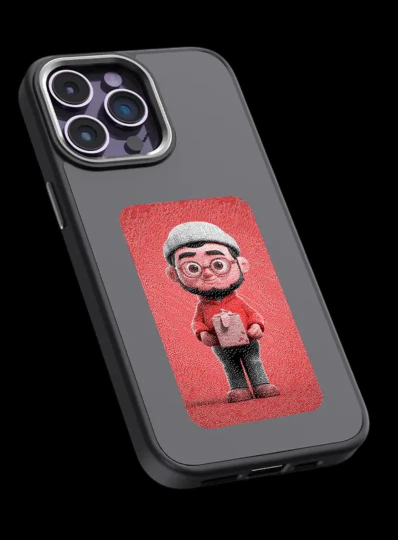 iPhone NFC maskica sa dizajnom ilustracije